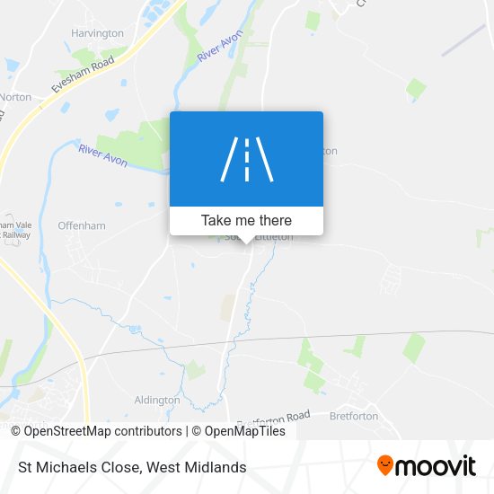 St Michaels Close map