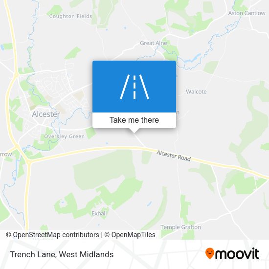 Trench Lane map