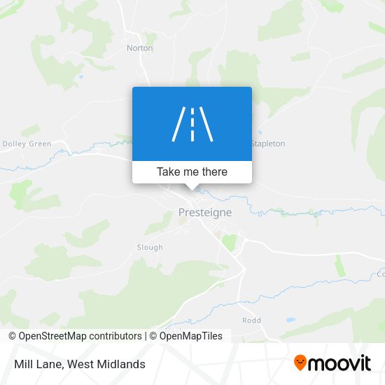 Mill Lane map