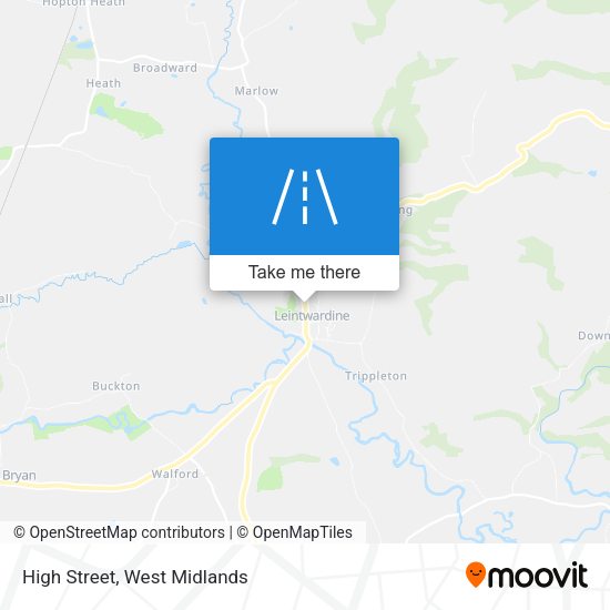 High Street map