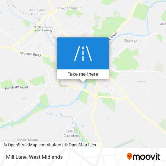 Mill Lane map