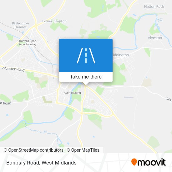 Banbury Road map