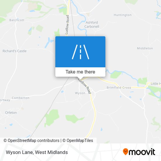 Wyson Lane map