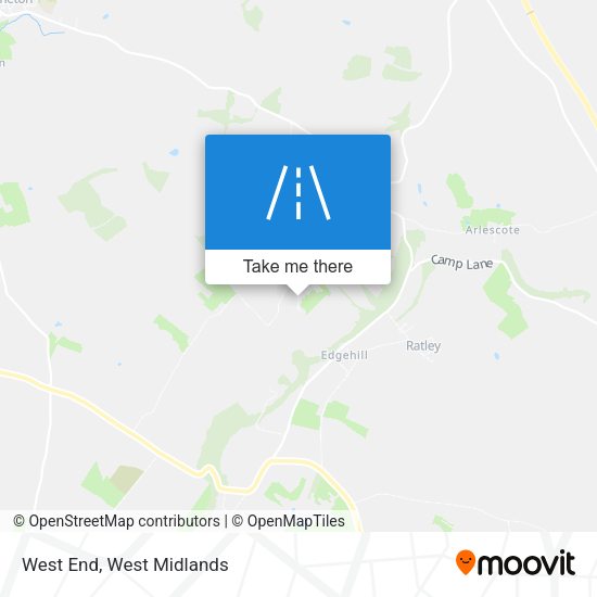 West End map
