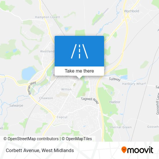 Corbett Avenue map