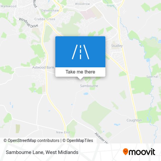 Sambourne Lane map