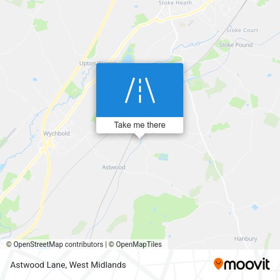 Astwood Lane map