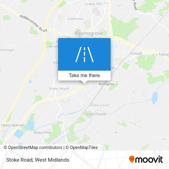 Stoke Road map