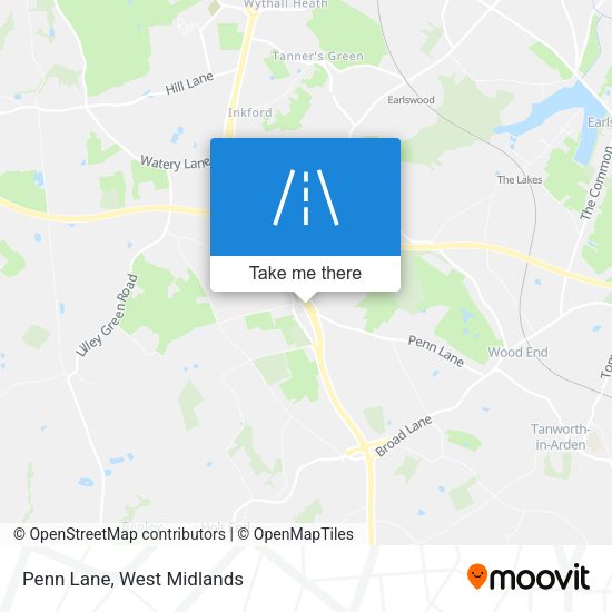 Penn Lane map