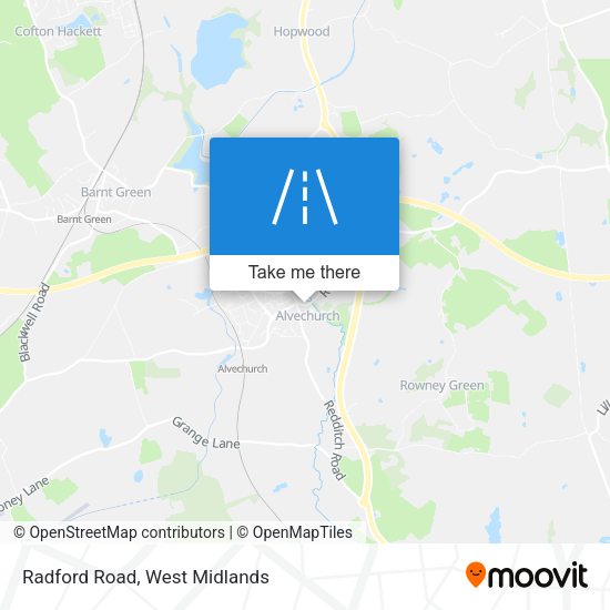 Radford Road map