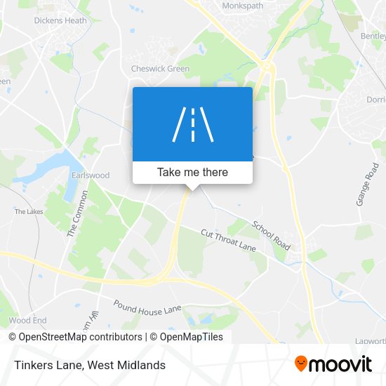 Tinkers Lane map