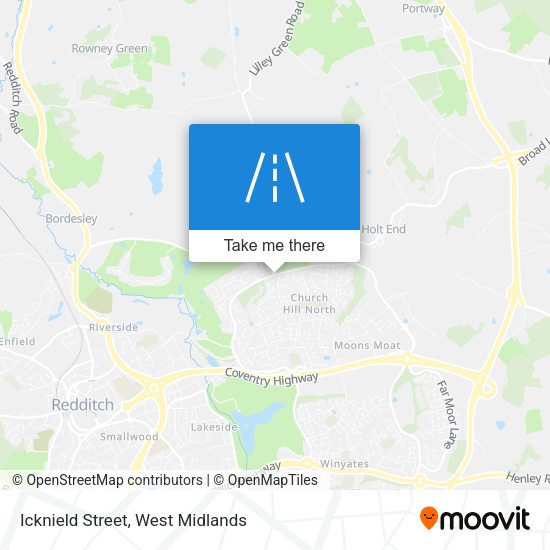 Icknield Street map