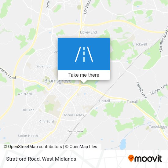 Stratford Road map