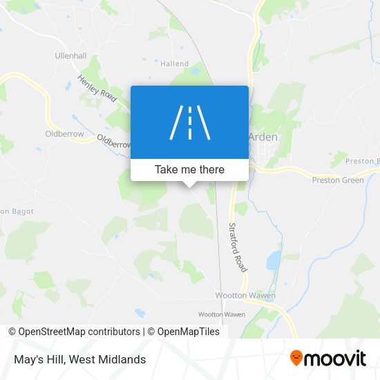 May's Hill map