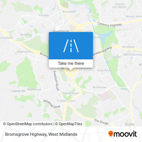 Bromsgrove Highway map