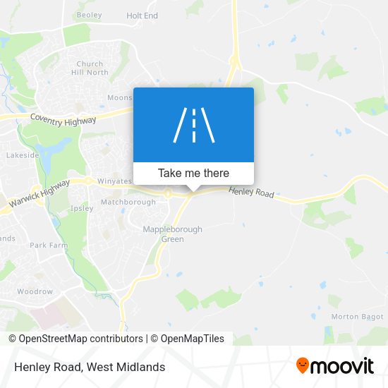 Henley Road map