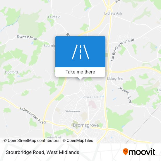 Stourbridge Road map