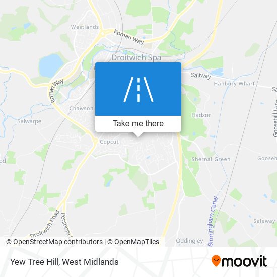 Yew Tree Hill map