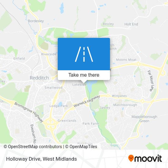Holloway Drive map