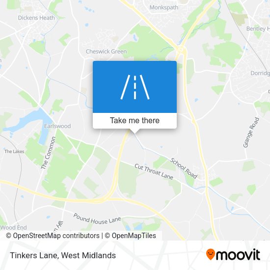 Tinkers Lane map