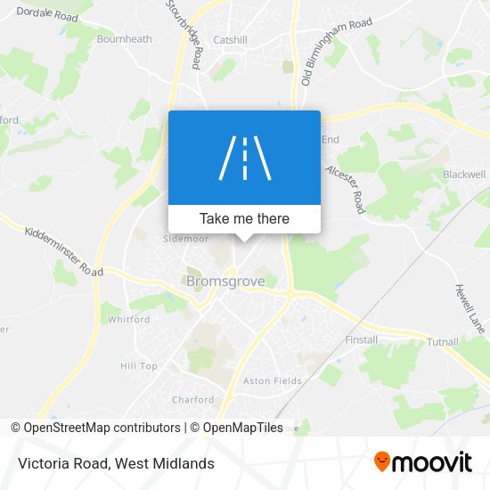 Victoria Road map