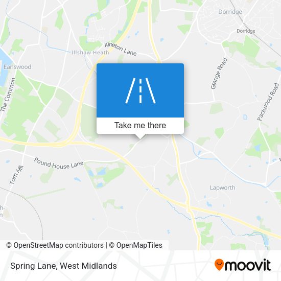 Spring Lane map