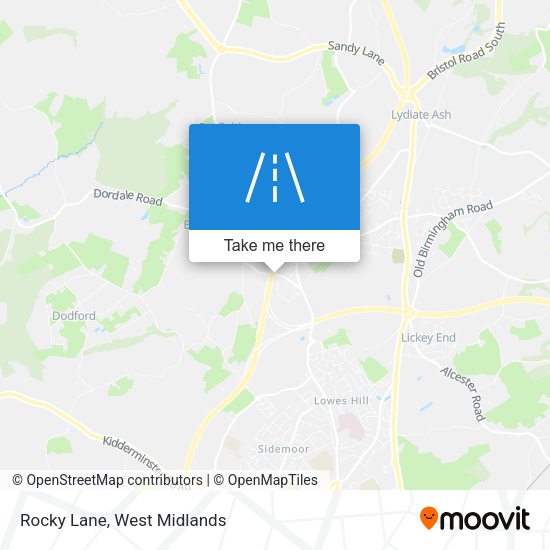 Rocky Lane map
