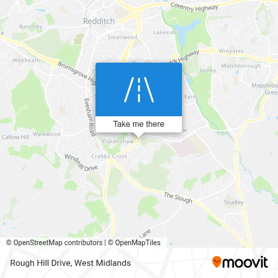 Rough Hill Drive map