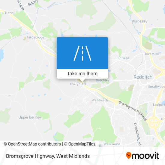 Bromsgrove Highway map