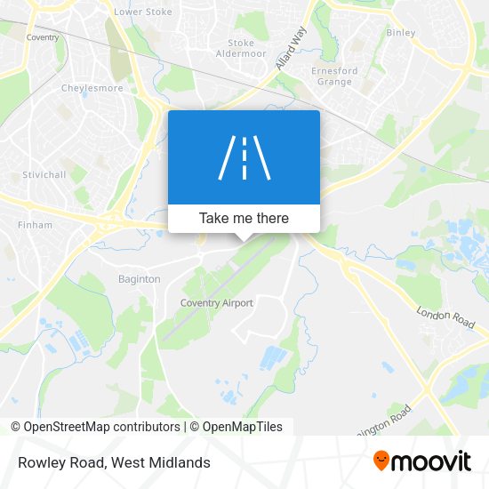 Rowley Road map