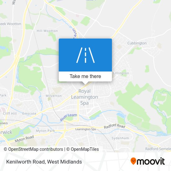 Kenilworth Road map
