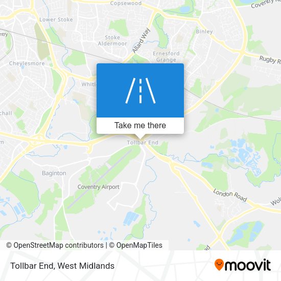 Tollbar End map