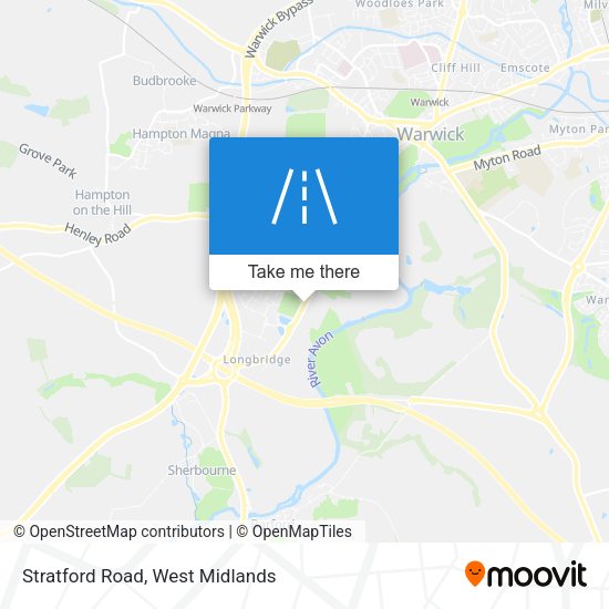 Stratford Road map
