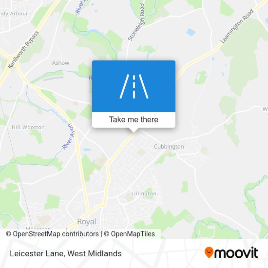 Leicester Lane map