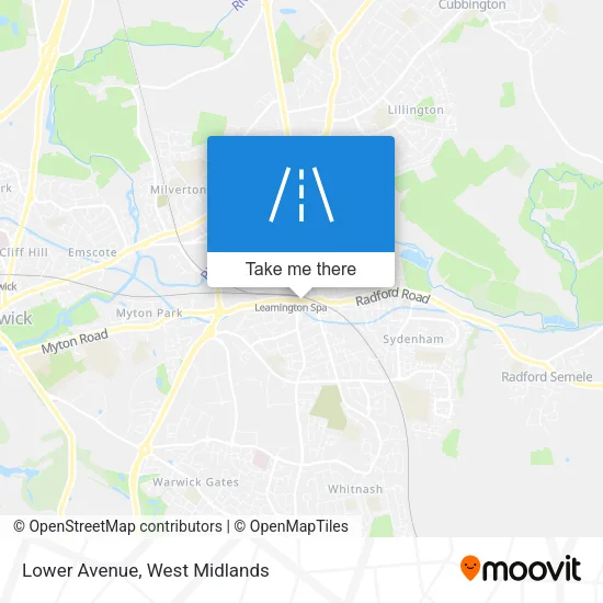 Lower Avenue map