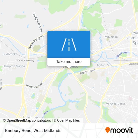 Banbury Road map