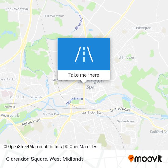 Clarendon Square map
