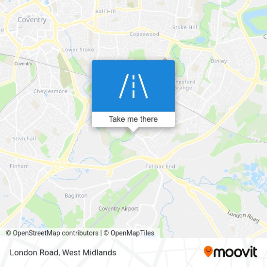 London Road map