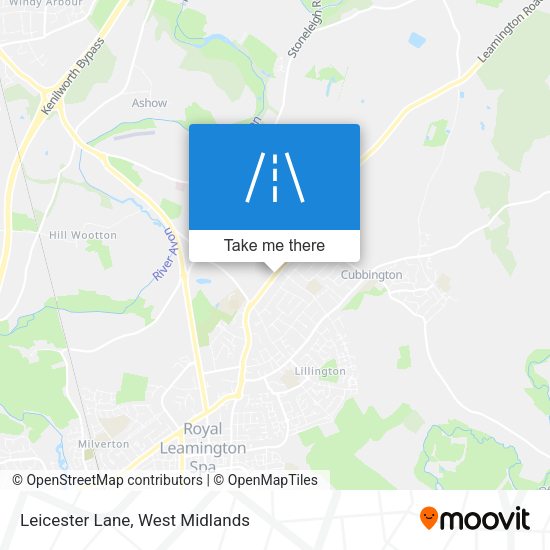 Leicester Lane map