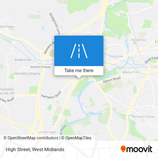 High Street map