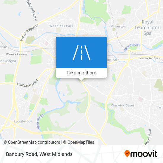 Banbury Road map