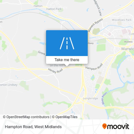 Hampton Road map