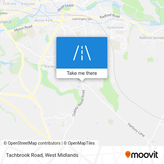 Tachbrook Road map