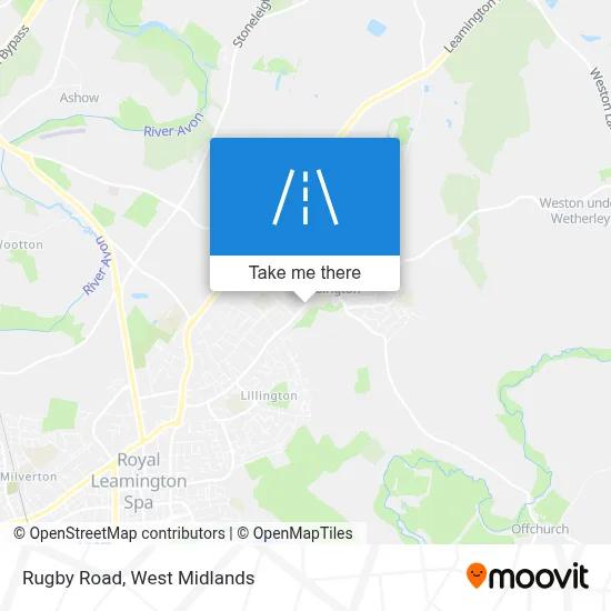 Rugby Road map