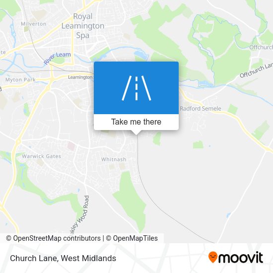 Church Lane map