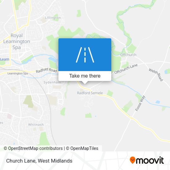 Church Lane map