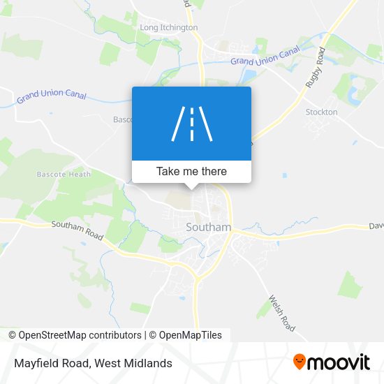 Mayfield Road map
