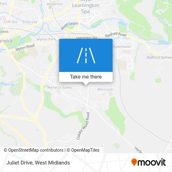 Juliet Drive map