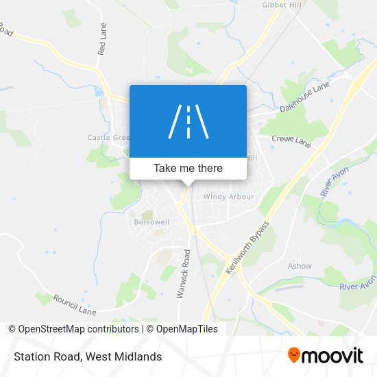 Station Road map