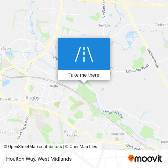 Houlton Way map